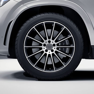 Cast Multi Spoke ET54 AMG Black Alloy 21 Inch 5x112 Wheels GLE V167