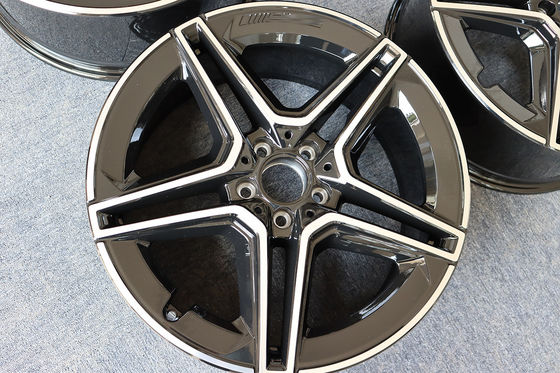 Forging Black AMG 66.6 Hole  5x112 20 Inch Wheels 5 Double Spoke