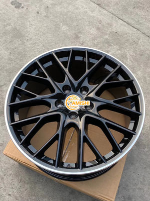 Cast Alloy 5x130 ET71 21 Inch Black Rims For Porsche Panamera