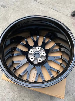 Cast Alloy 5x130 ET71 21 Inch Black Rims For Porsche Panamera
