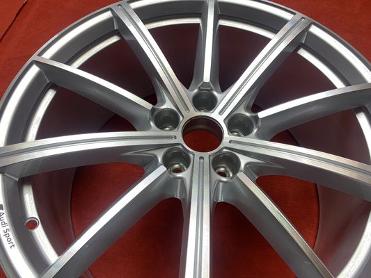 66.5 Hole ET24 Forged Alloy 19 Inch Multi Spoke Wheels Grey