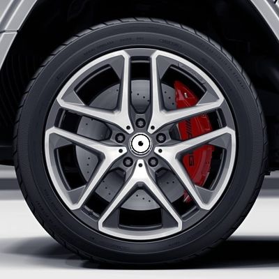 Amg G-Class 63 W463a 5 Double Spoke 21 Inch Alloy Wheel Genuine Mercedes-Benz